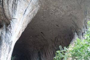 Entrance to the cave