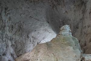 Inside Prohodna Cave